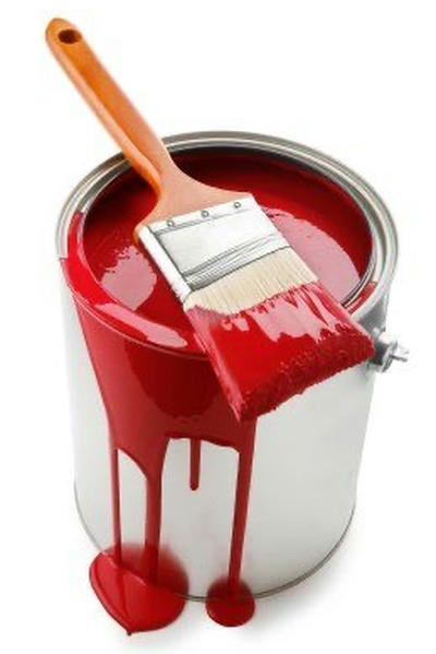 Банки краски.