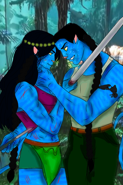 Она ангел ада, а он демон небес